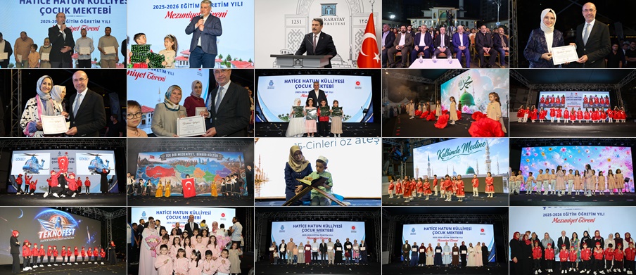Hatice Hatun Külliyesi Çocuk Mektebi’nde Mezuniyet Heyecanı Yaşandı