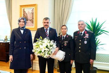 İçişleri Bakanı Çiftçi  Jandarma Teşkilatı'na Kabul  Etti 