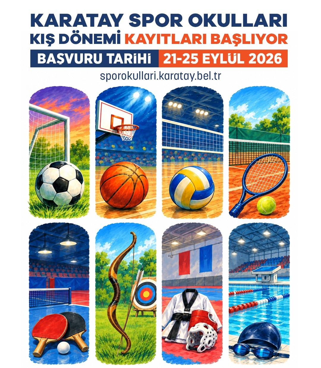 Karatay’da Kış Spor Okulları Kapılarını Açıyor