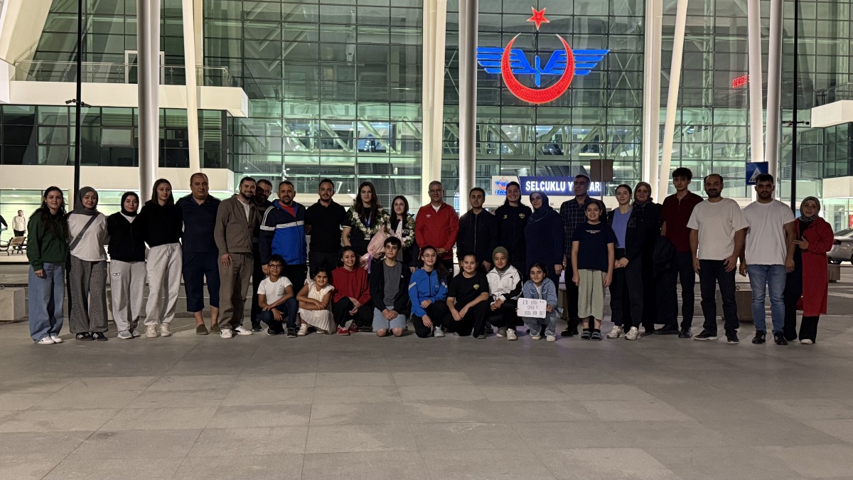 Avrupa İkincisi Sporcumuz Konya’da Coşkuyla Karşılandı