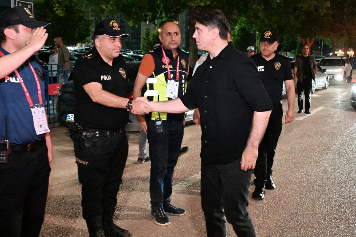 Konya'da Kritik Maç Öncesi Sıkı Güvenlik Denetimi